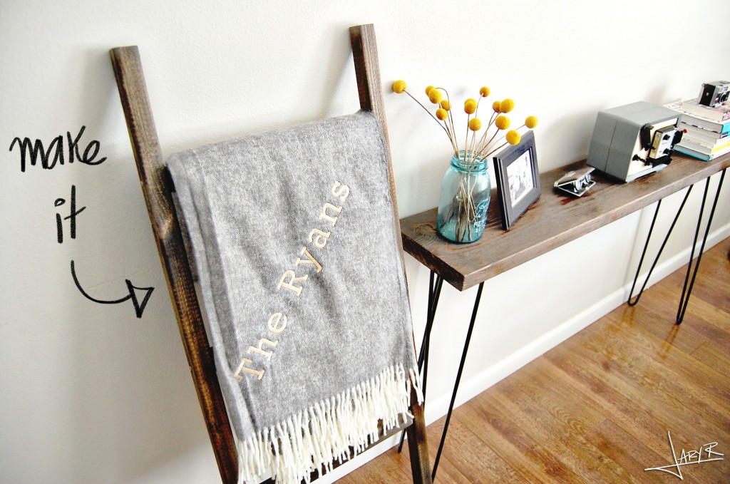 Blanket Ladder DIY